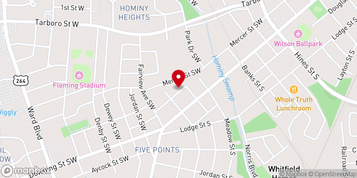 Map showing location of Deans Chapel