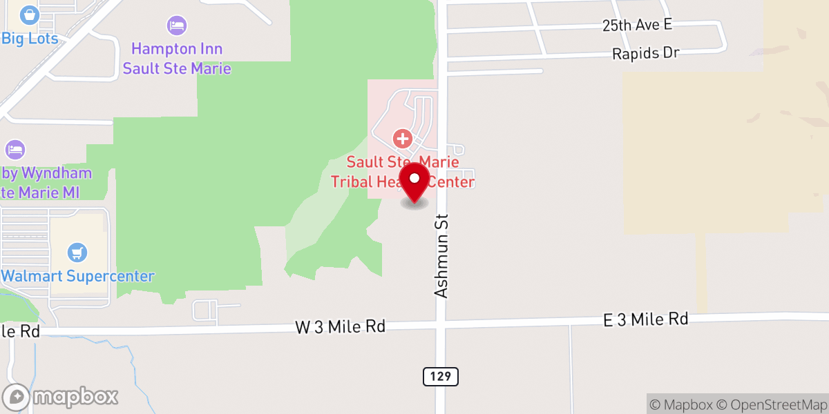 Map showing location of Soo Christian Fellowship
