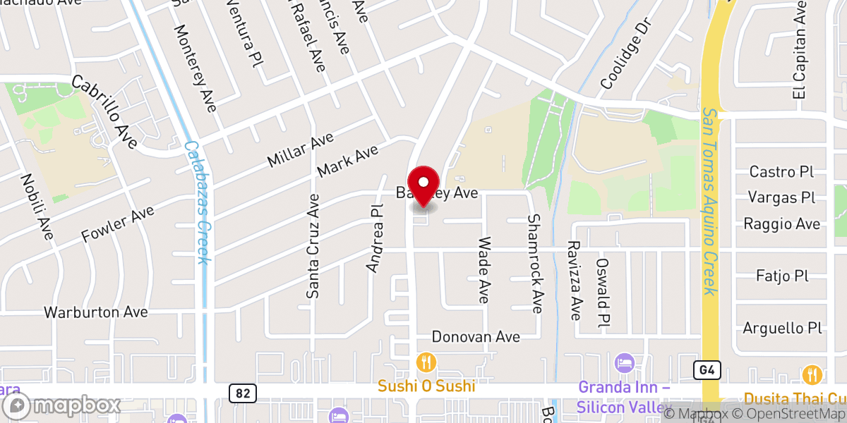 Map showing location of Indian Community Church