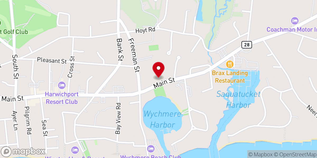 Map showing location of First Church-Christ Scientist
