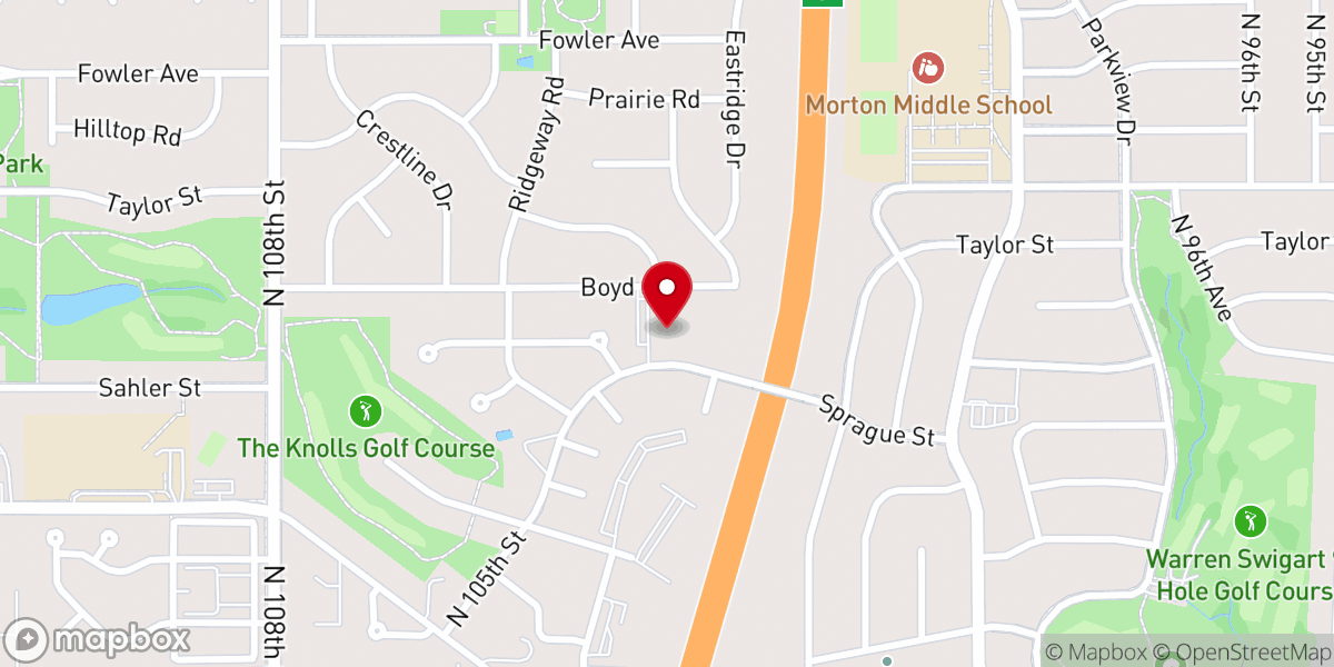 Map showing location of St Mary Orthodox Christian Church