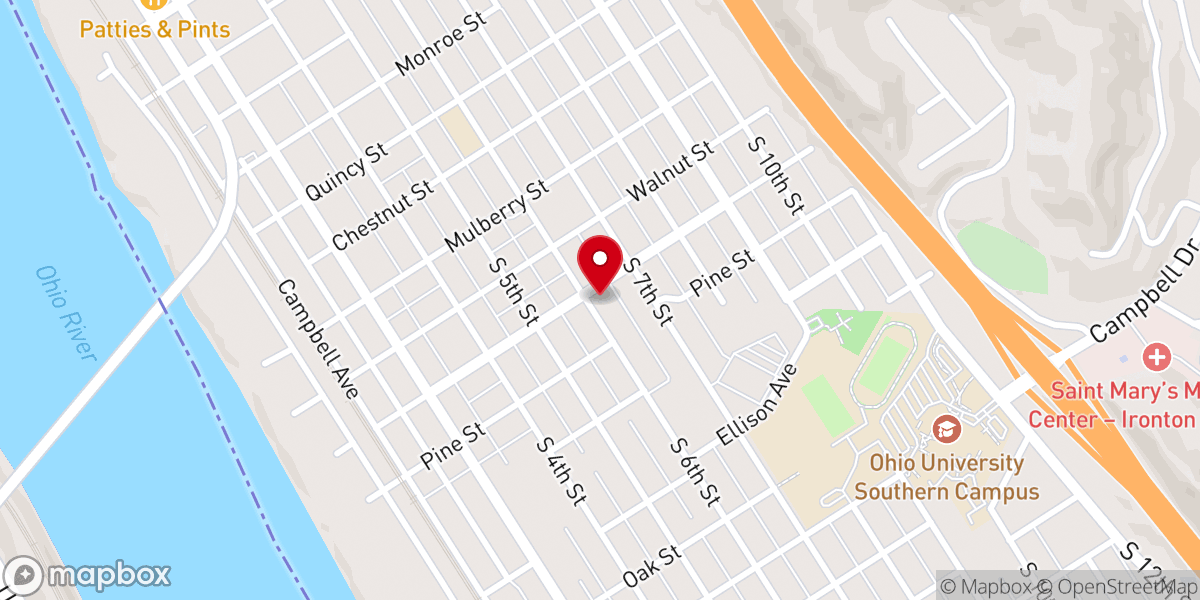 Map showing location of Greater Faith Apostolic Church