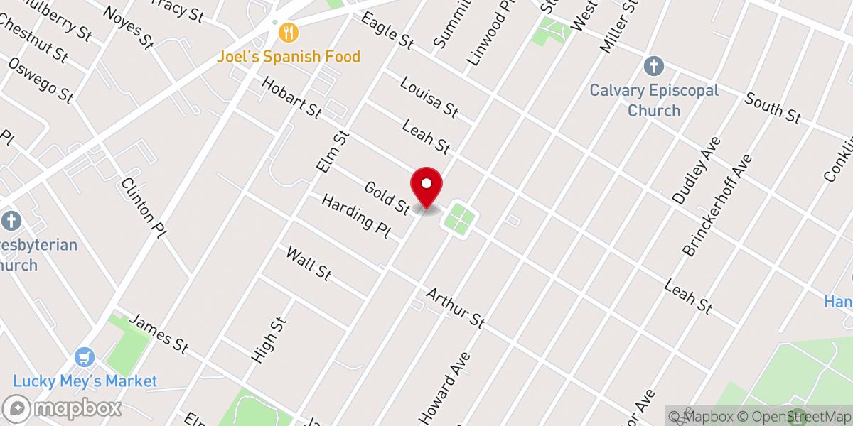 Map showing location of Utica New Hope Fellowship Seventh-day Adventist Church