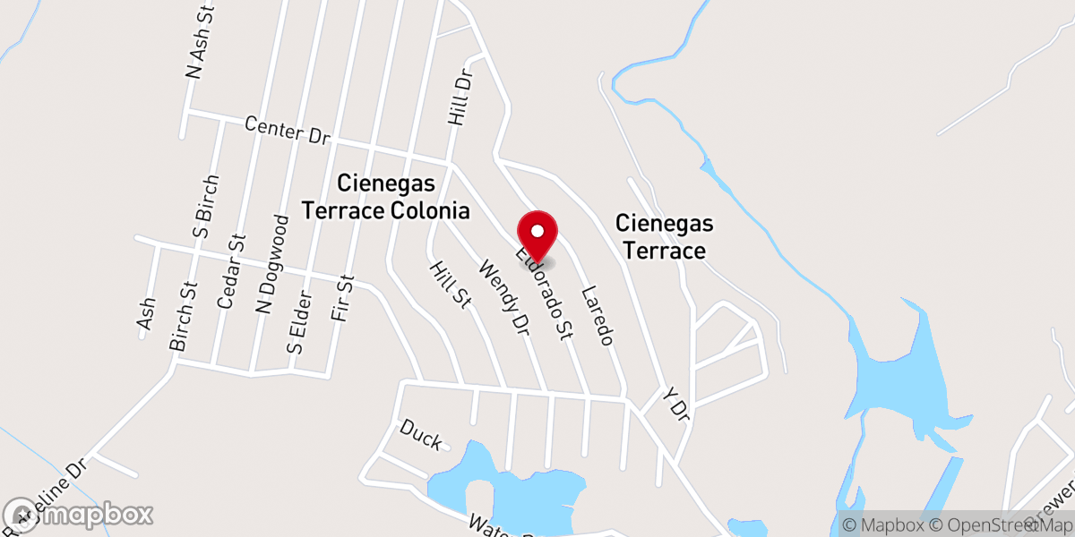 Map showing location of Capilla Santa María