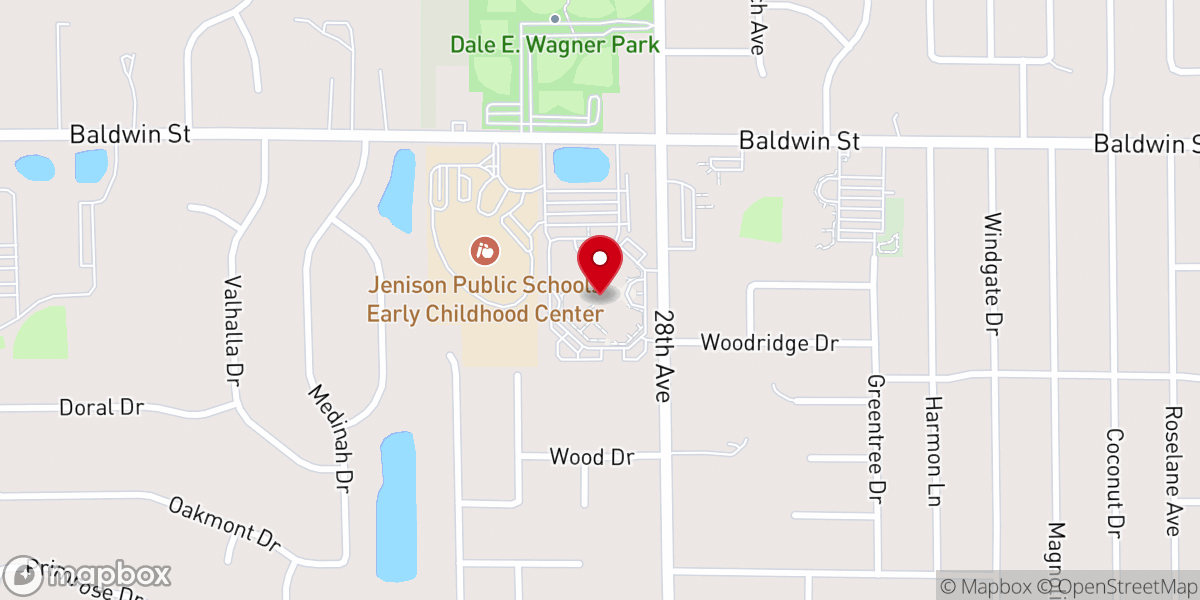 Map showing location of Fair Haven Church