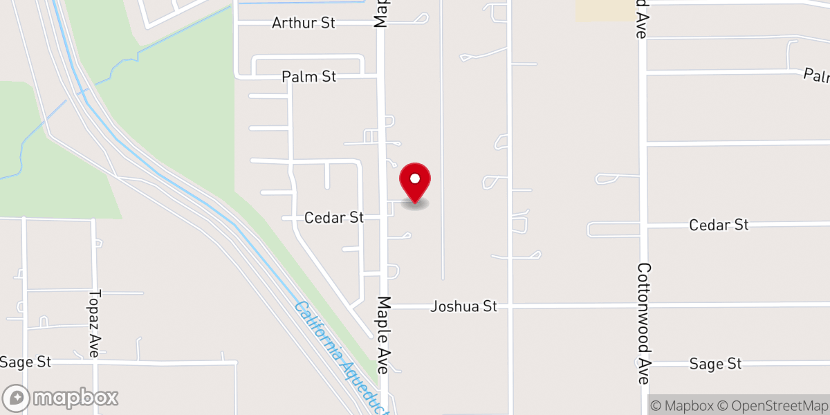 Map showing location of The River Church