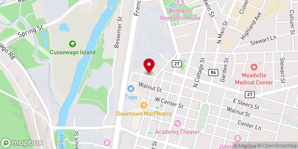 Map showing location of Boynton Street Church of God