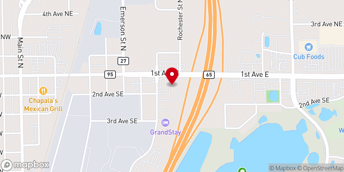 Map showing location of Just Passing Thru I H S Ministries Inc