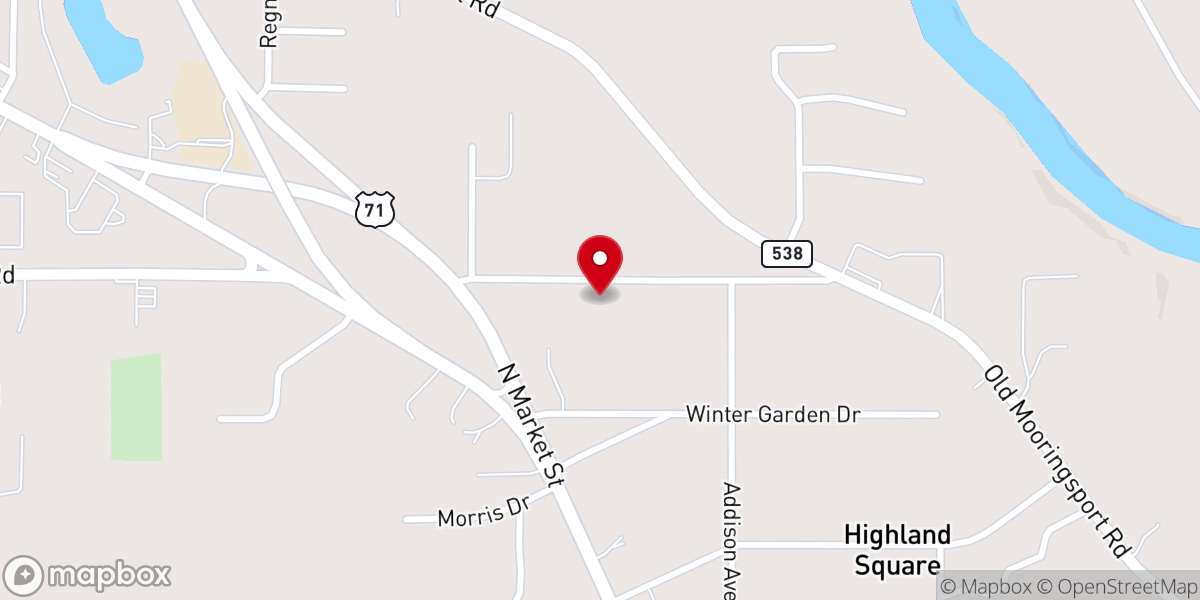 Map showing location of Emmanuel Missionary Baptist Church