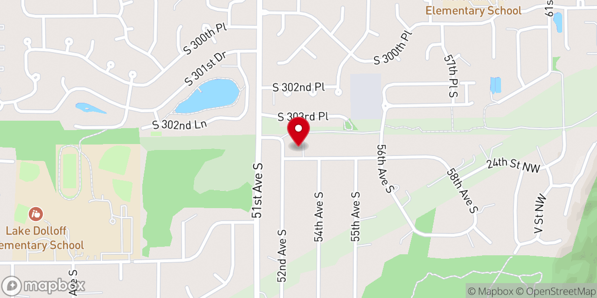 Map showing location of Cedar Ridge Church