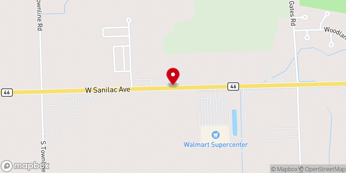 Map showing location of Open Door Missionary Church