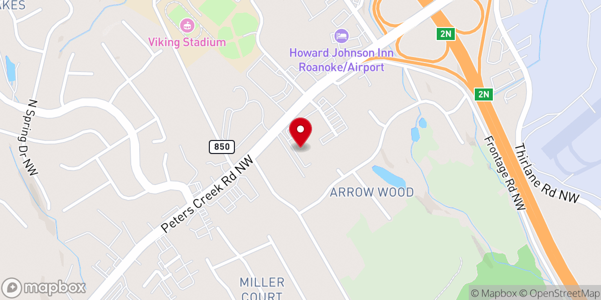 Map showing location of Genesis Church