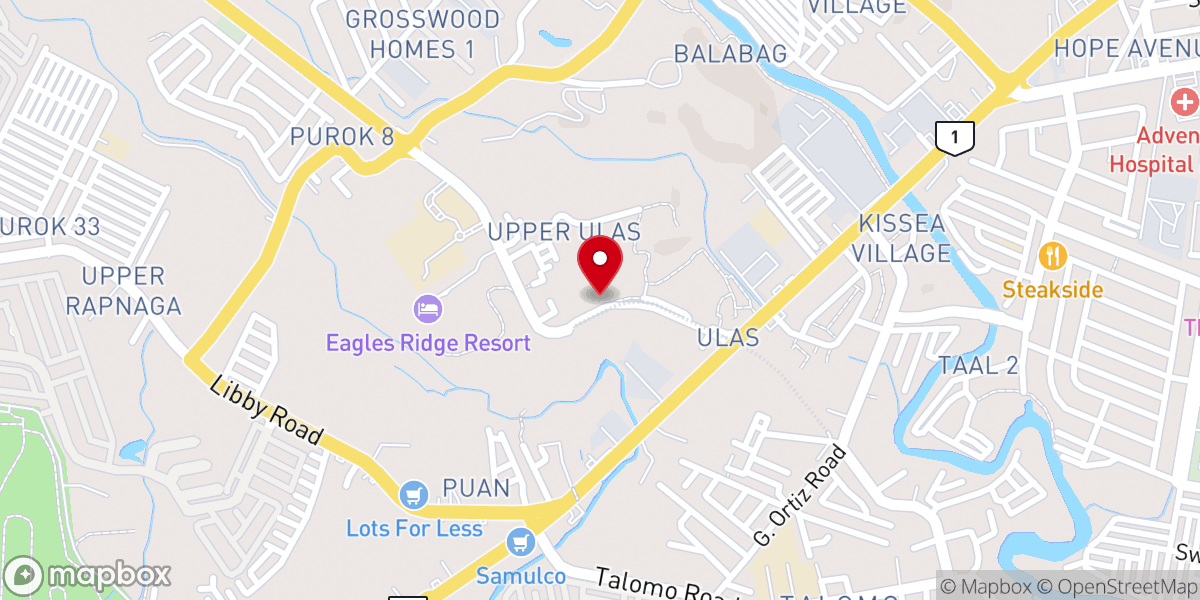 Map showing location of International Bible Baptist Church Ulas