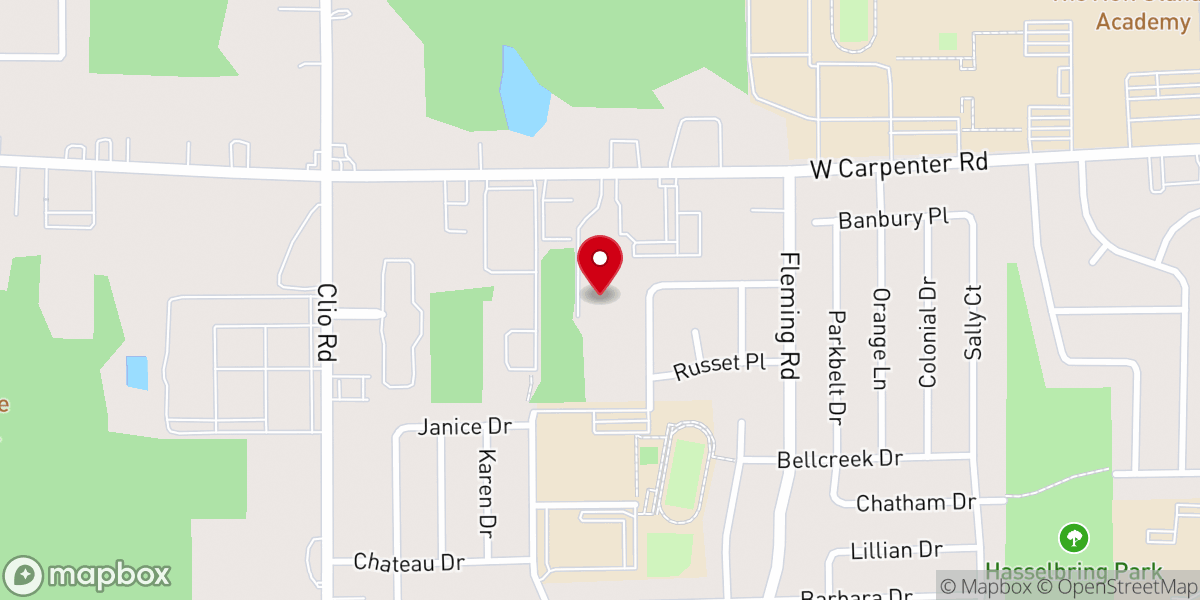 Map showing location of Living Word Ministry