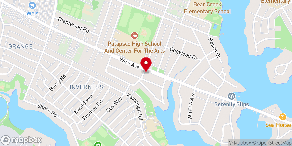 Map showing location of Salem Baptist Church Inc