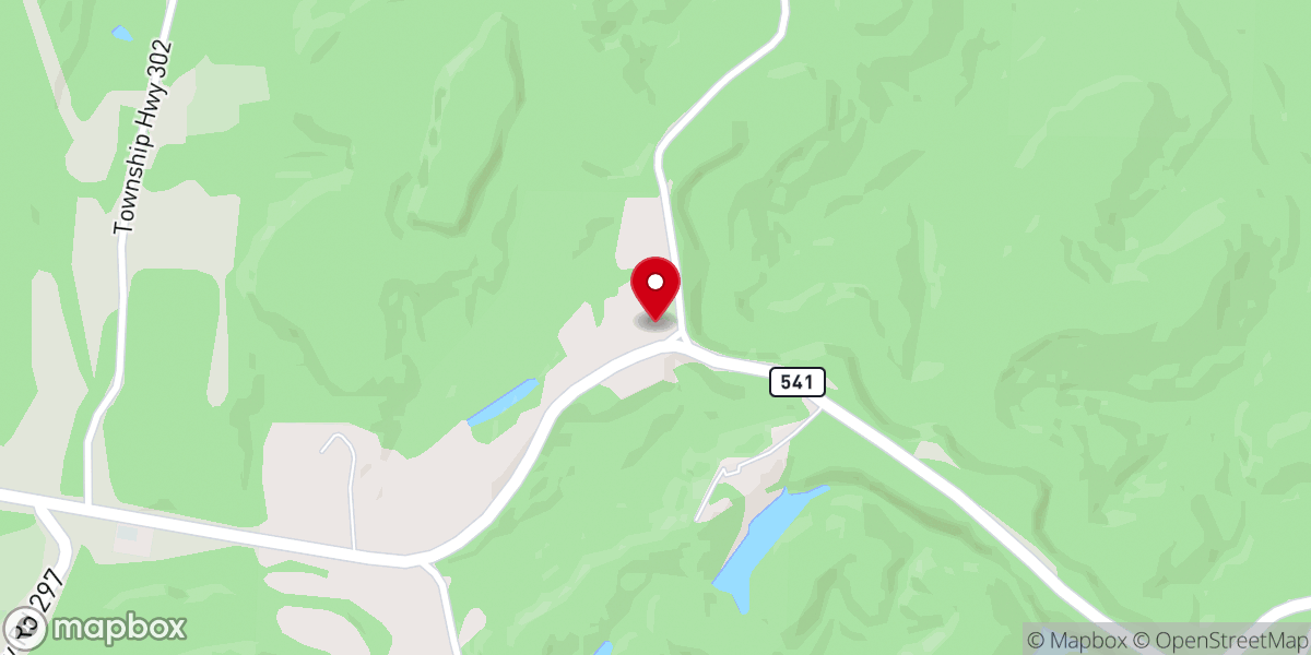 Map showing location of Pleasant Hill Baptist Church