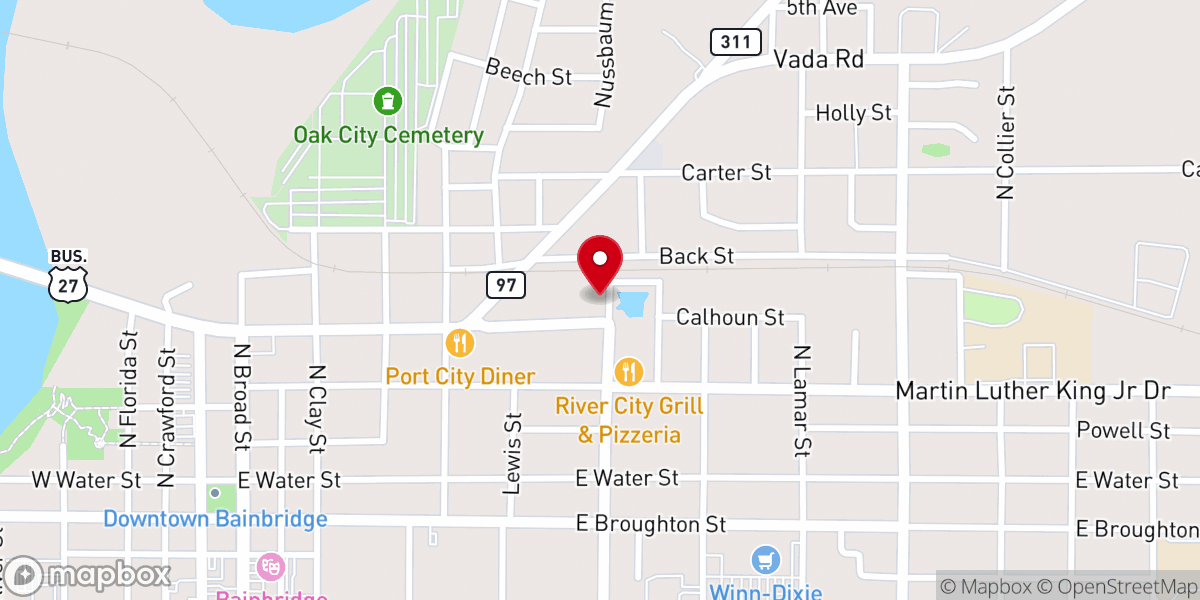 Map showing location of New Freedom Christian Ministry