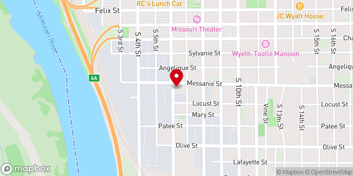 Map showing location of Salvation Army