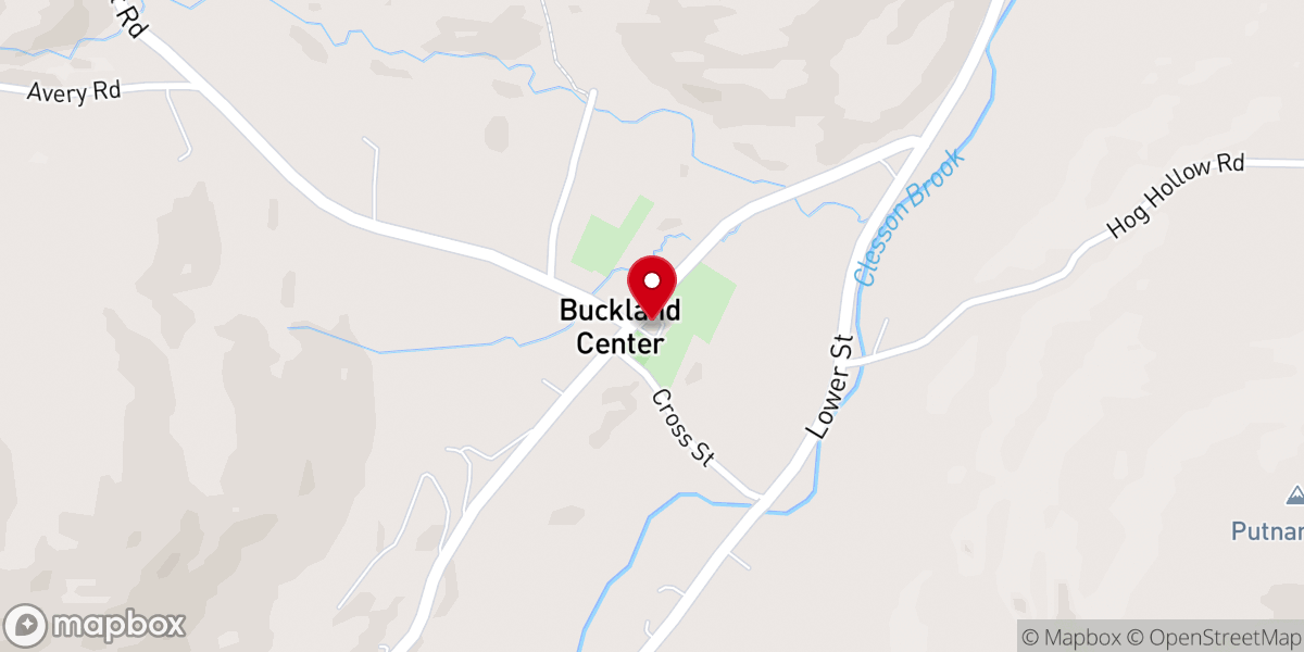 Map showing location of Mary Lyon Church