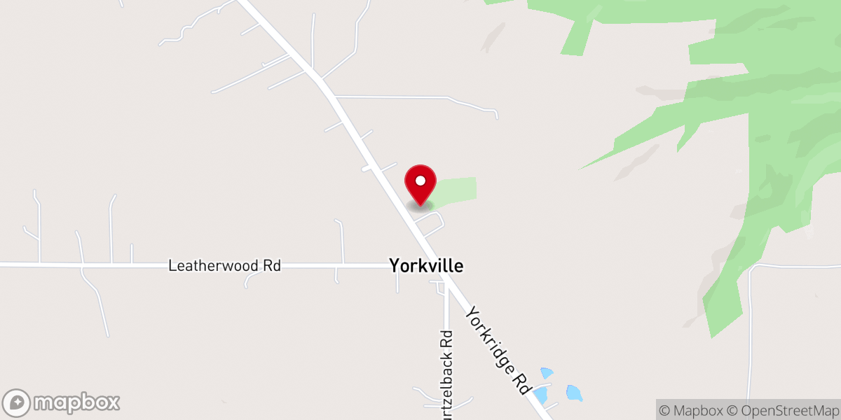Map showing location of St. Martin Church-Yorkville