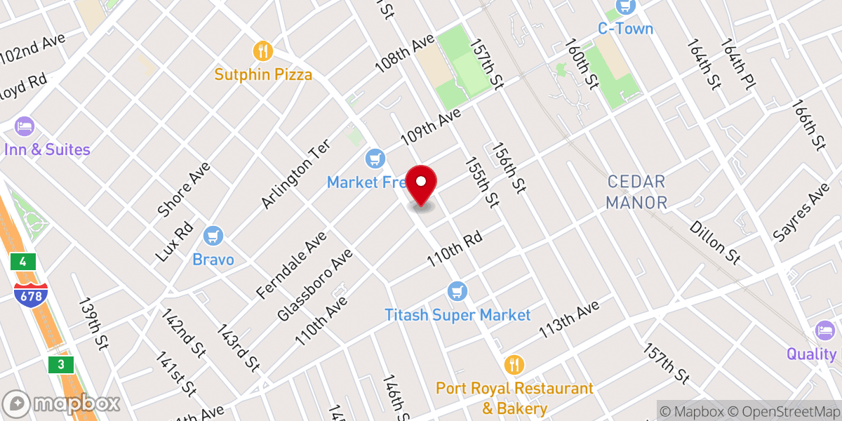 Map showing location of Jamaica AOH Church of God