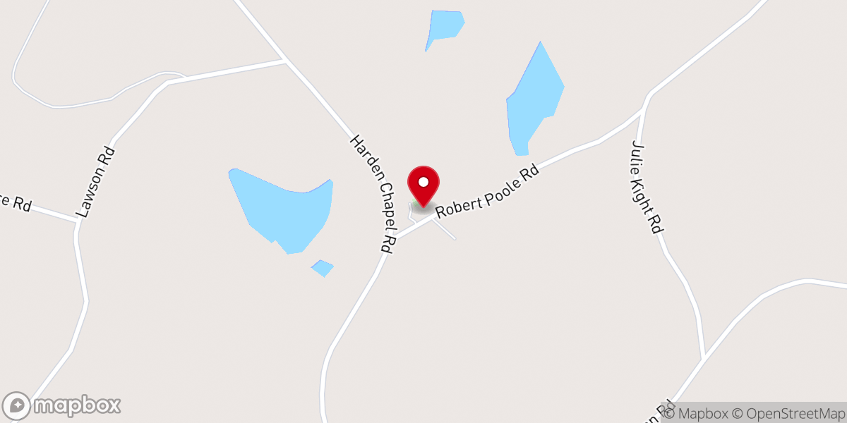 Map showing location of Saint Matthews Church of God