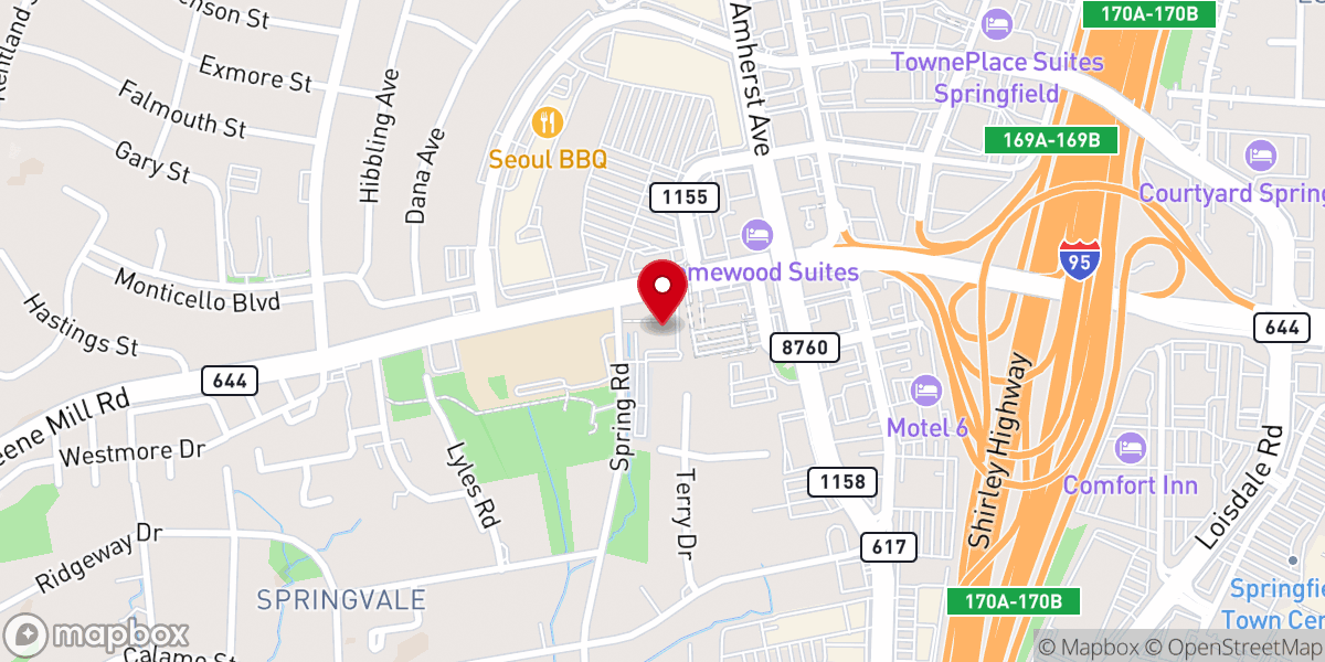 Map showing location of Christian Weekday Program