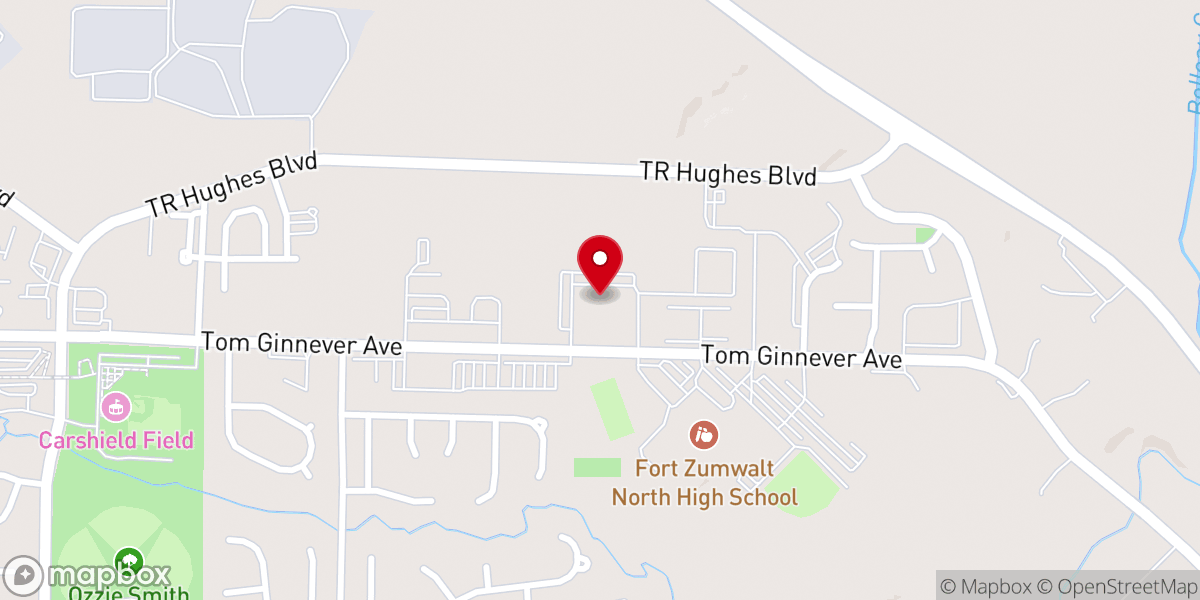 Map showing location of Cornerstone United Methodist Church