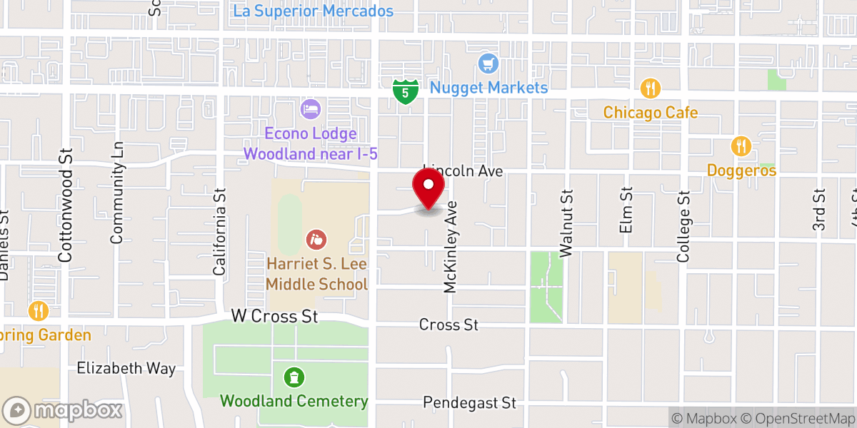 Map showing location of Homeward Bound Outreach