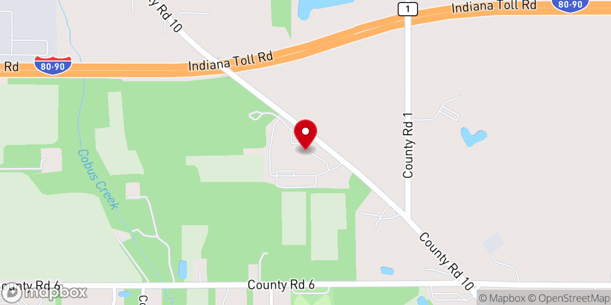 Map showing location of New Creation Fellowship Inc