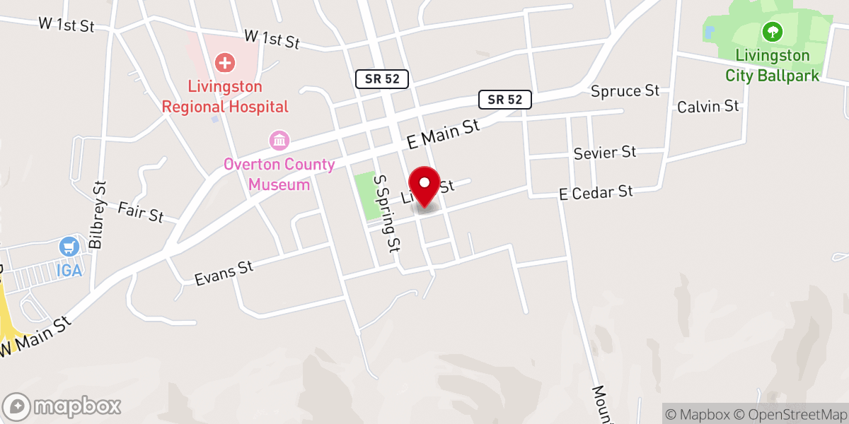 Map showing location of South Church Studios