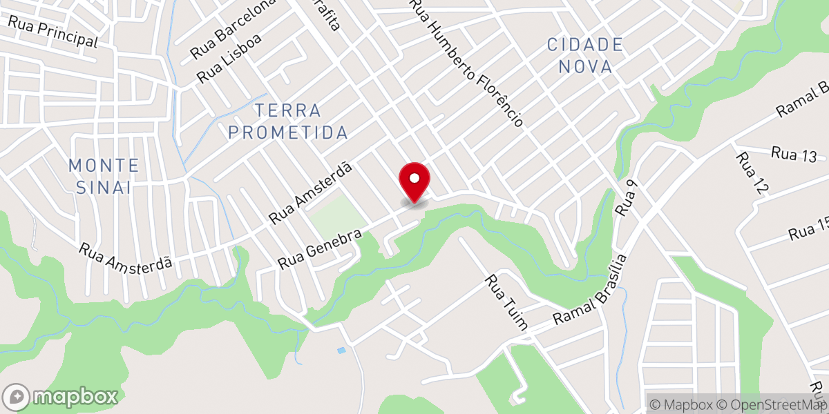 Map showing location of Igreja HOPE Porto Velho