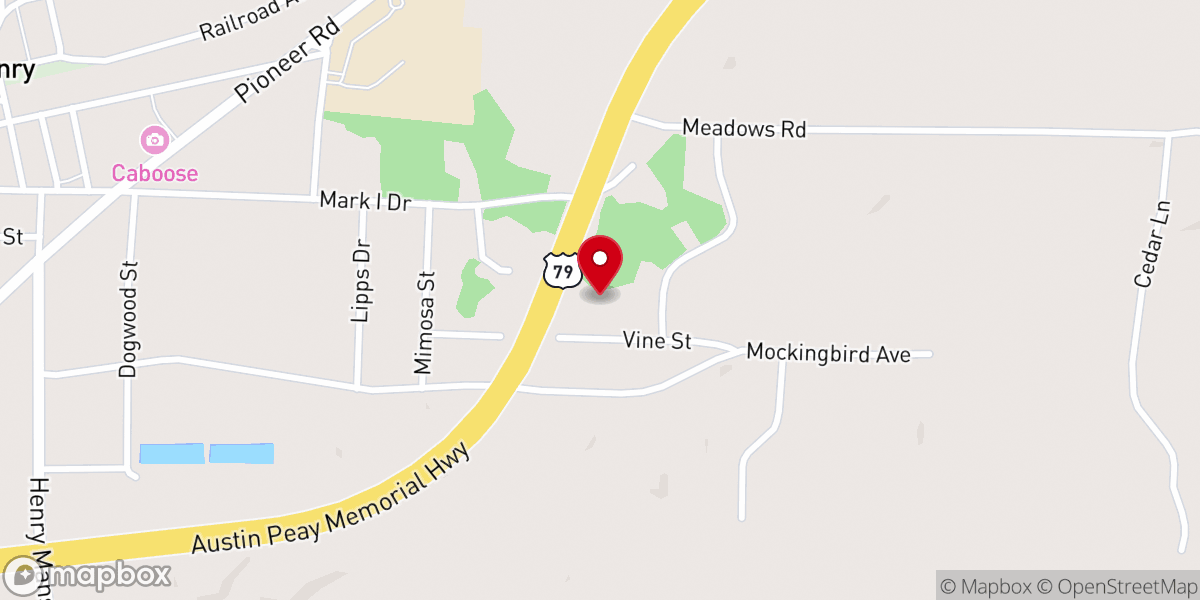 Map showing location of True Vine Deliverance Temple