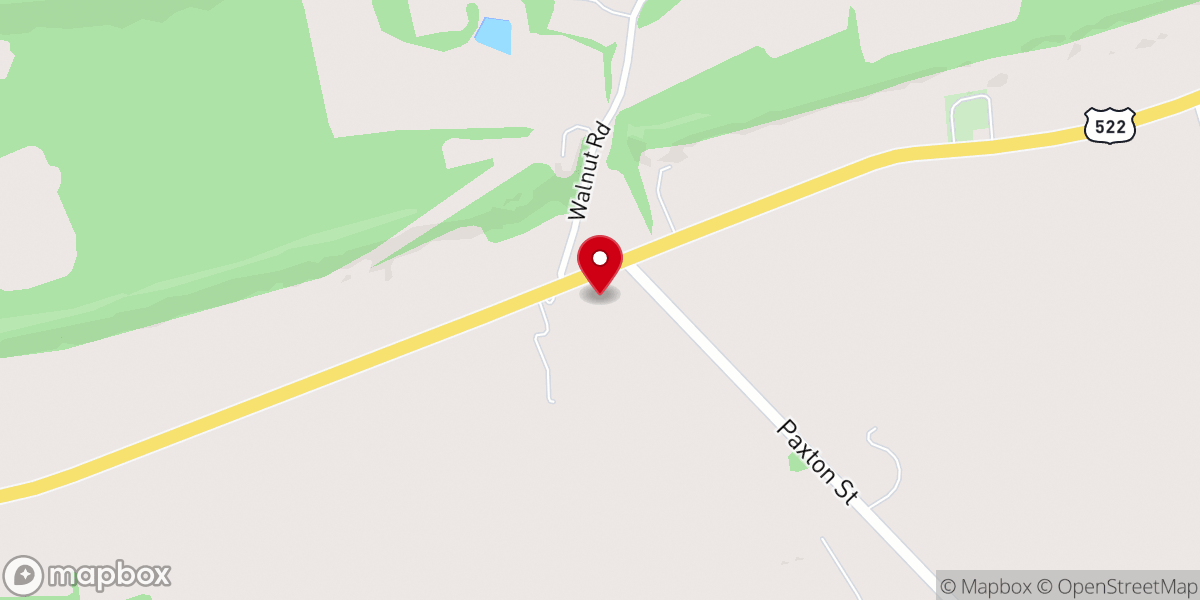 Map showing location of Middlecreek Community Fellowship Church