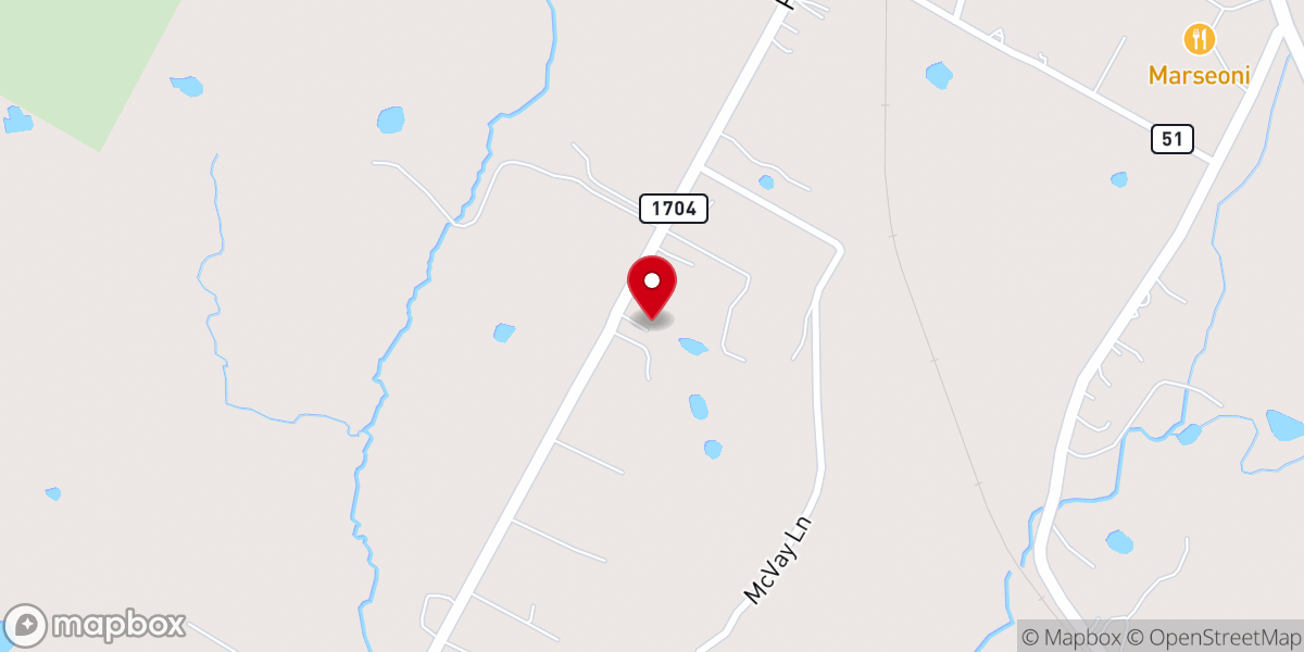 Map showing location of Christian Aunts and Uncles Inc