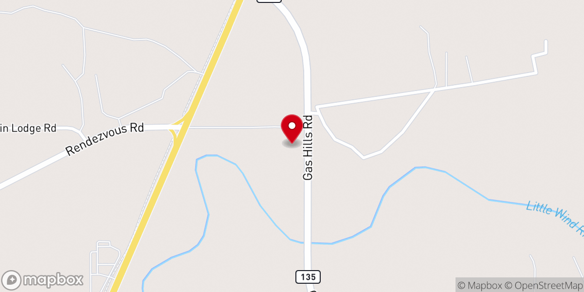 Map showing location of Riverton Church of Christ