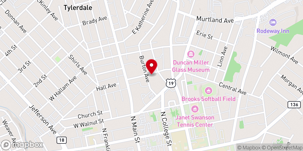 Map showing location of The Light of Christ Full Gospel Church