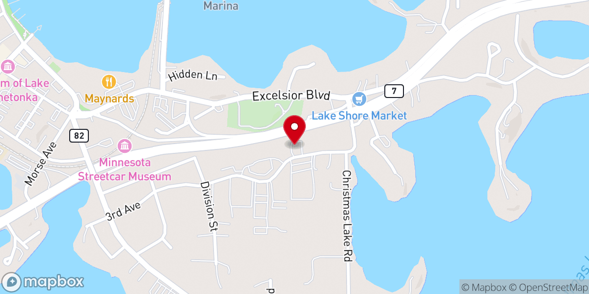 Map showing location of Christ Community Church