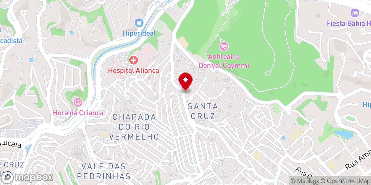 Map showing location of Igreja Evangélica Assembleia de Deus Santa Cruz I