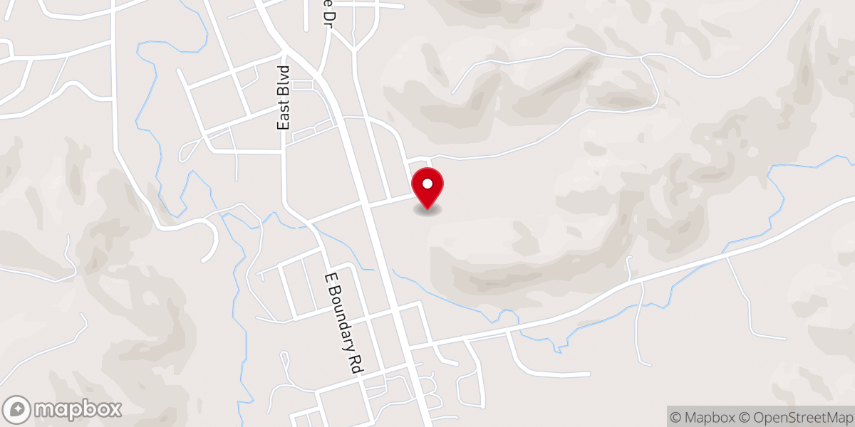 Map showing location of Morning Star Baptist Church