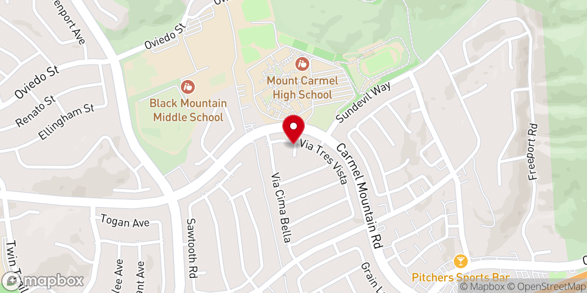 Map showing location of Great Light Presbyterian Church