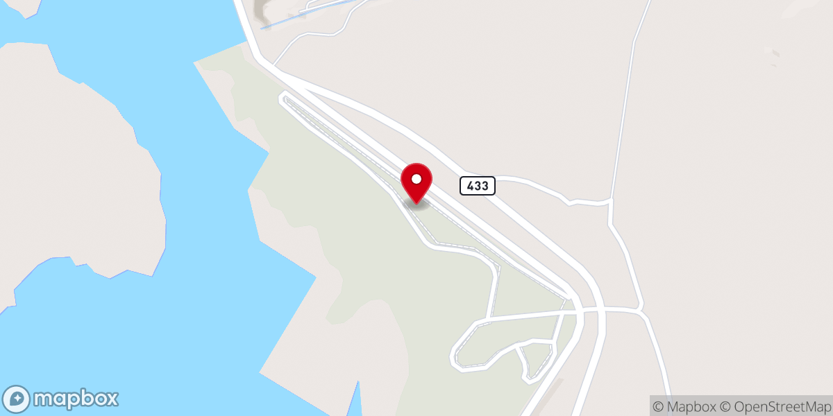 Map showing location of Conchas Lake State Park