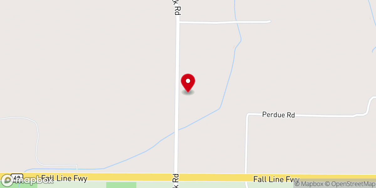 Map showing location of Gracepointe Church