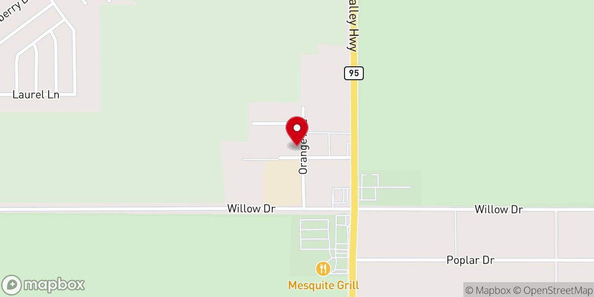 Map showing location of First Southern Baptist Church