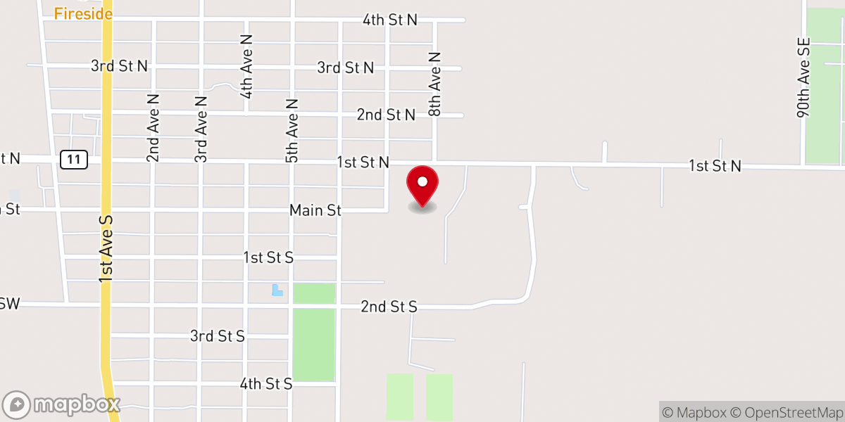 Map showing location of Davidson Hall