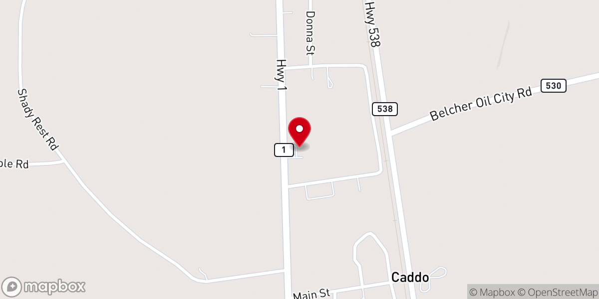 Map showing location of Fresh Oil Worship Center