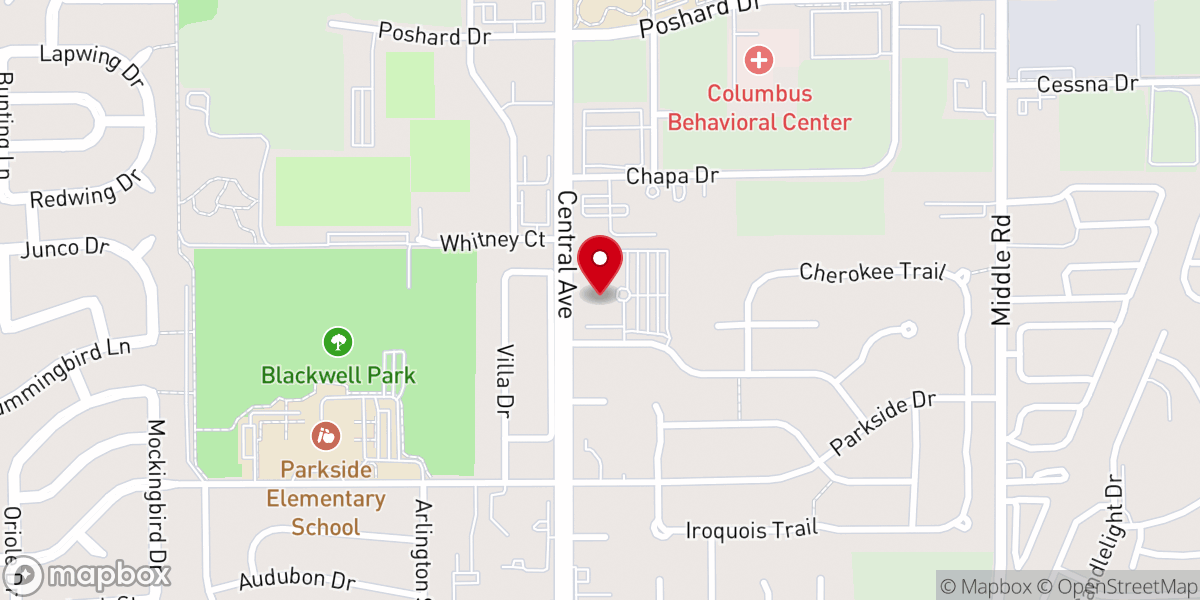 Map showing location of The Sanctuary Of Columbus
