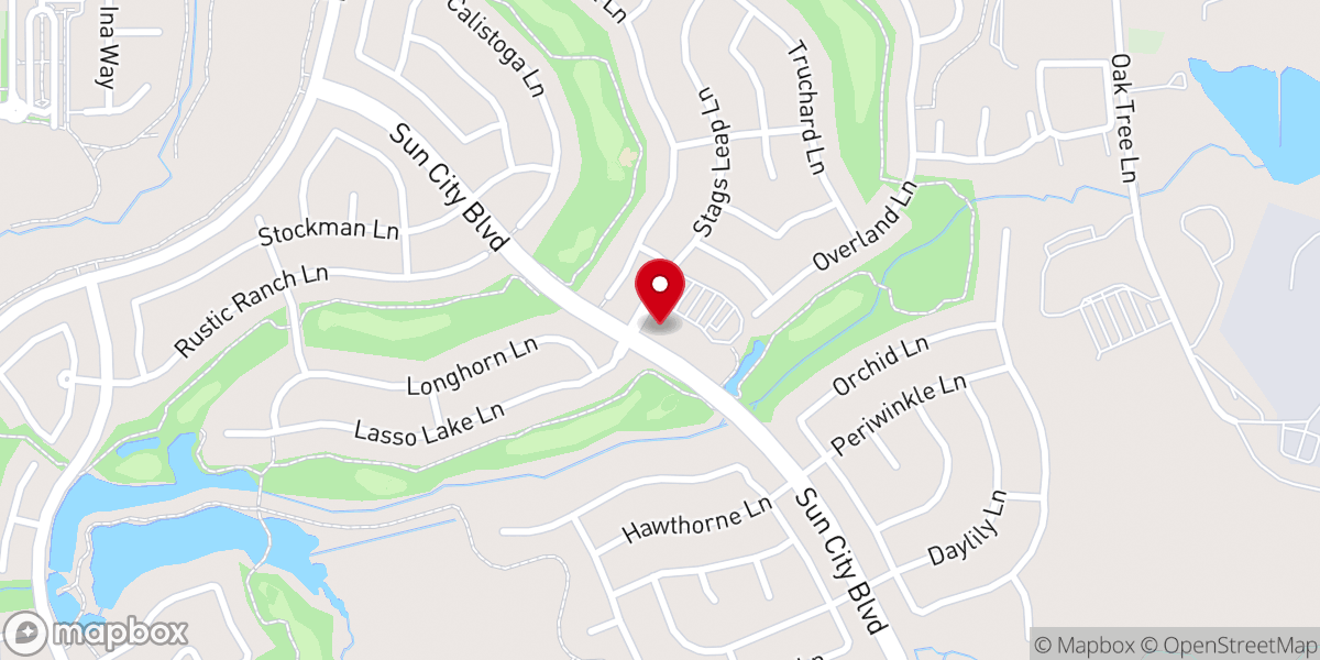 Map showing location of Valley View Church