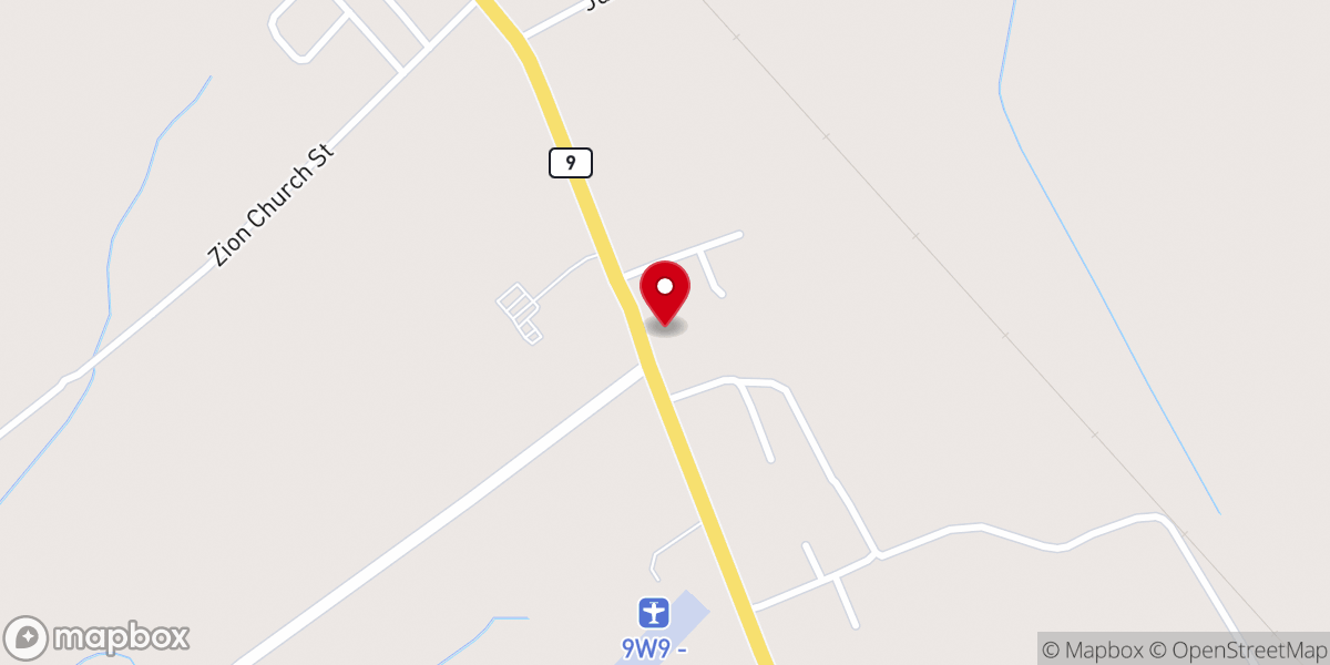 Map showing location of Old Clio Church