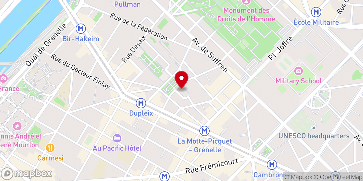 Map showing location of Église Saint-Léon
